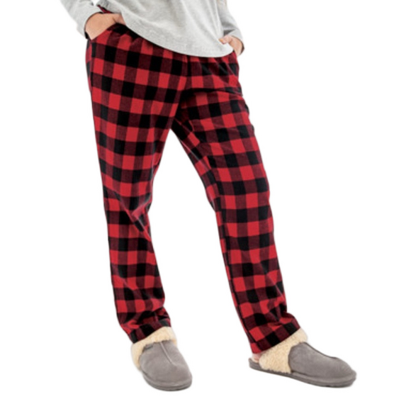 American Eagle Outfitters Other - American Eagle Red Black Buffalo Plaid Pajama Pants Men XS Cozy Loungewear